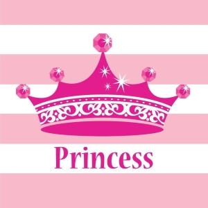Club Pack of 384 Pink Princess Royalty Premium 2-Ply Disposable Beverage Napkins 5 - All