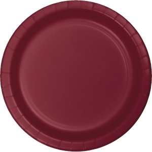Club Pack of 240 Burgundy Disposable Paper Party Banquet Dinner Plates 9 - All