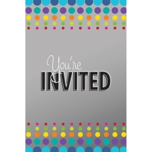 Club Pack of 48 Birthday Pop Paper Birthday Party Invitation Cards - All