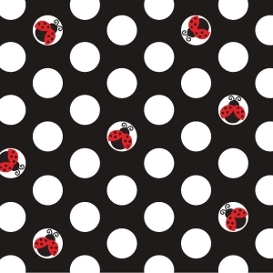 Club Pack of 192 Ladybug Fancy Premium 3-Ply Disposable Beverage Napkins 5 - All