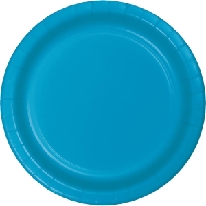 Club Pack of 240 Turquoise Disposable Paper Party Luncheon Plates 7 - All