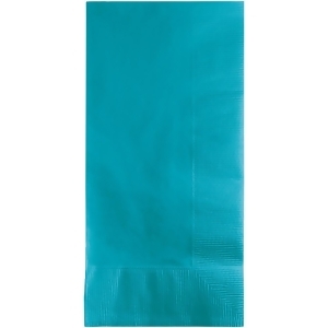 Club Pack of 600 Bermuda Blue Premium 2-Ply Disposable Dinner Napkins 8 - All