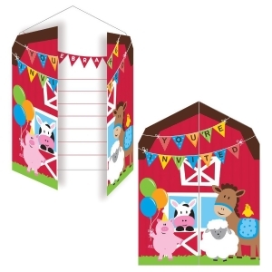 Club Pack of 48 Gate-Fold Farmhouse Fun Party Paper Invitations 7 - All