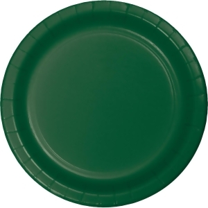 Club Pack of 240 Hunter Green Disposable Paper Party Luncheon Plates 7 - All