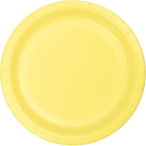 Club Pack of 240 Mimosa Yellow Disposable Paper Party Lunch Plates 7 - All