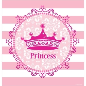 Club Pack of 24 Pink Princess Royalty Disposable Plastic Picnic Party Table Covers 88 - All
