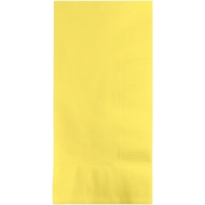Club Pack of 600 Mimosa Yellow Premium 2-Ply Disposable Dinner Napkins 8 - All