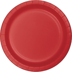 Club Pack of 240 Classic Red Disposable Paper Party Lunch Plates 7 - All