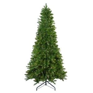 12' Pre-Lit Eastern Pine Slim Artificial Christmas Tree Clear Lights - All