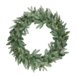 36 Pre-Lit Washington Frasier Fir Artificial Christmas Wreath Clear Lights - All