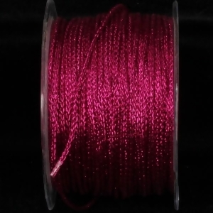 Sparkling Fuchsia Pink Metallic Craft Glitter Chain 3mm x 110 Yards - All