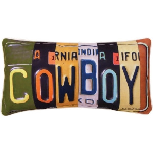 17 Vivid Colored Vanity License Plate Unique Decorative Throw Pillow - All