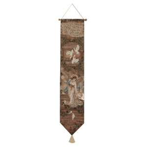 Inspirational Angel of Light Psalm 91 11 Tapestry Bell Pull 9 x 41 - All