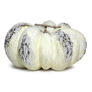 7 Autumn Harvest Weathered Pale Yellow and Gray Pumpkin Gourd Thanksgiving Fall Table Top Decoration - All