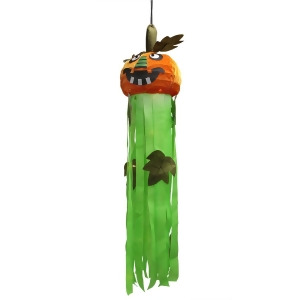 46 Led Lighted Orange Jack-O-Lantern Pumpkin Hanging Halloween Decoration - All