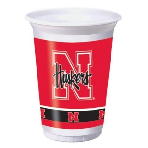 96 Ncaa University of Nebraska Huskers Drinking Tailgate Party Cups 20 oz. - All