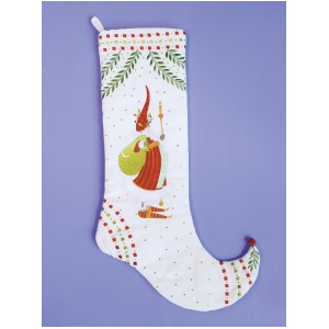 29 Patience Brewster Krinkles Nicholas Santa Claus Decorative Christmas Stocking - All