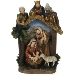 12 Religious Nativity Creche Scene Christmas Table Top Decoration - All