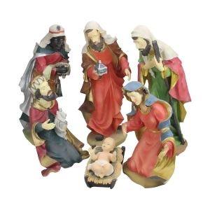 6-Piece Large Scale Holy Family and Three Kings Religious Christmas Nativity Statues 19 - All