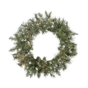 30 Snow Mountain Pine Artificial Christmas Wreath Unlit - All