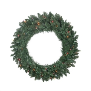 30 Pre-lit Traditional Pine Artificial Christmas Wreath Multi Lights - All