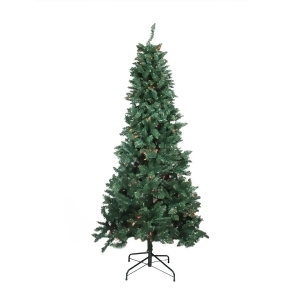 9' Pre-lit Slim Pine Artificial Christmas Tree Multi-Color Lights - All