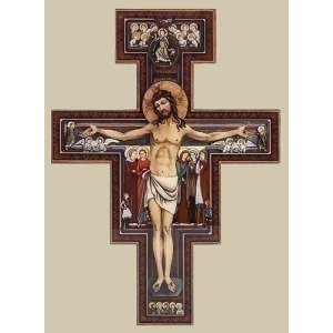 11.75 Joseph's Studio Renaissance San Damiano Religious Crucifix Wall Cross - All