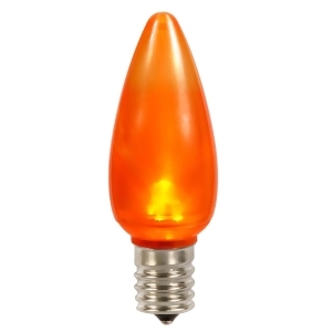 Club Pack of 25 Orange Led C9 Ceramic Twinkle Replacement Light Bulbs - All