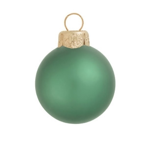 4Ct Matte Soft Green Ball Christmas Ornaments 4.75 120mm - All