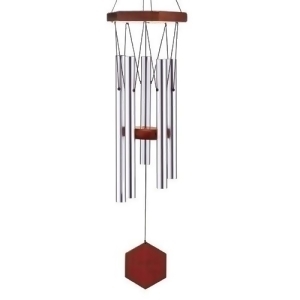 26 Carillon Melody Hand-Tuned Triple Sealed Elm Wood Diamond Line Wind Chime - All