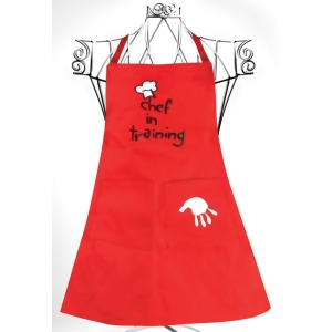 8 Red Chef in Training Children's Adjustable Chef's Apron - All