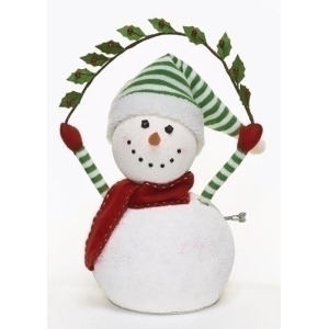 17 Happy Holidays Animated and Musical Snowman Christmas Figure - All