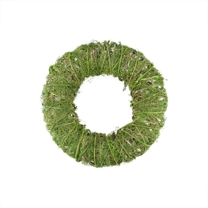 15 Green Moss and Vine Artificial Spring Wreath - All