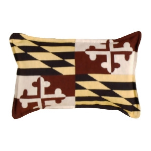Set of 4 State Flag of Maryland Rectangular Decorative Tapestry Throw Pillows 12 - All