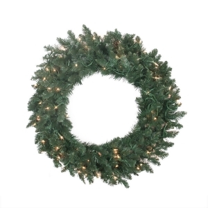 30 Pre-lit Traditional Pine Artificial Christmas Wreath Clear Lights - All
