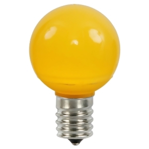 Pack of 25 Yellow Ceramic Led G50 Christmas Replacement Bulbs - All
