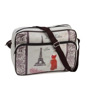 15 Decorative Vintage-Style Paris Love Fashion Crossbody Bag/Purse with Strap - All