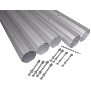 Hydrotools Hexagonal Aluminum Solar Cover Reel Tube Kit 3 x 20' - All