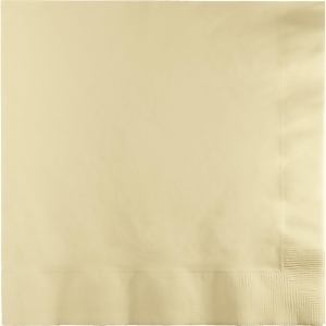 Club Pack of 900 Classic Ivory 2-Ply Paper Party Lunch Napkins 6.5 - All