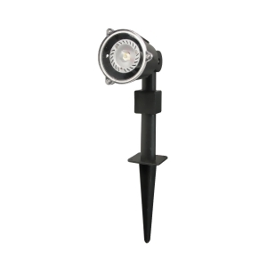 Set of 3 Eco-Friendly Outdoor Warm White Led Garden Lawn Stake Spotlights - All