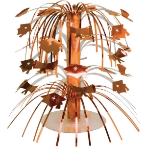 Pack of 12 Sunkissed Orange Mini Cascade Centerpiece Graduation Party Decorations 8.5 - All