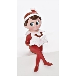 Pack of 24 Story Book Sitting Elf Christmas Figure 3 - All
