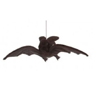Set of 4 Life-Like Handcrafted Extra Soft Plush Hanging Black Bat Stuffed Animals 14.5 - All