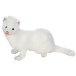 Pack of 2 Life-like Handcrafted Extra Soft Plush White Ferret Stuffed Animals 12.5 - All