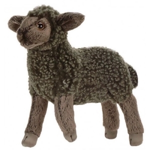 Pack of 4 Life-like Handcrafted Extra Soft Plush Black Little Lamb Stuffed Animals 7.5 - All
