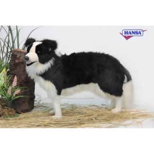 Life-like Handcrafted Extra Soft Plush Standing Border Collie Stuffed Animal 33.5 - All