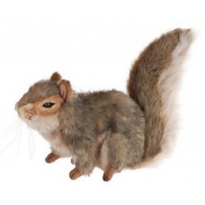 Set of 3 Life-Like Handcrafted Extra Soft Plush Sitting Gray Squirrel Stuffed Animals 8.5 - All