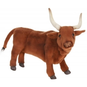 Pack of 2 Life-like Handcrafted Extra Soft Plush Bull Stuffed Animals 14.5 - All