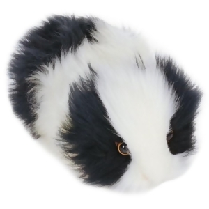 Pack of 4 Life-like Handcrafted Extra Soft Plush Black and White Guinea Pig Stuffed Animals 7.5 - All