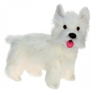 Life-like Handcrafted Extra Soft Plush West Highland Dog Stuffed Animal 19.5 - All